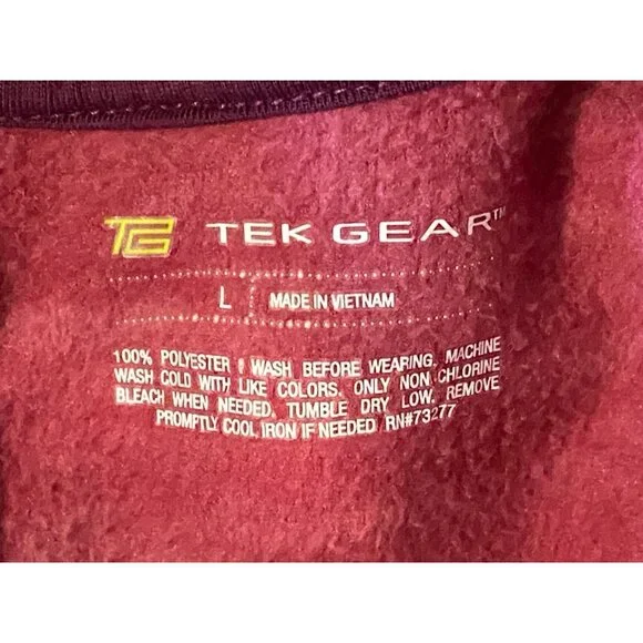 Tek Gear Womens Size L Top Cowl Neck Long Sleeve - Picture 4 of 9